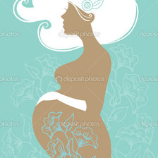 Схема вышивки «беременная»