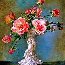 Схема вышивки «Букет роз»