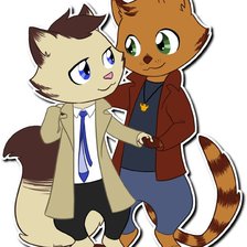 Схема вышивки «котятки»