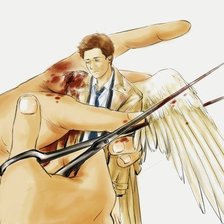 Схема вышивки «падший ангел»