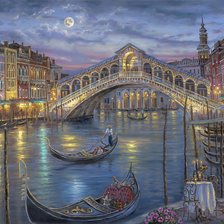 Схема вышивки «Last Night on the Grand Canal»