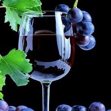 Схема вышивки «вино»