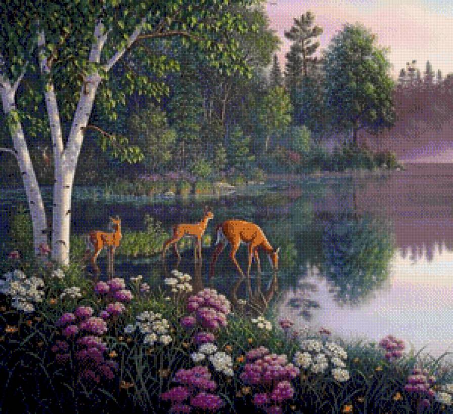 Природа - природа, пейзаж, животные - предпросмотр