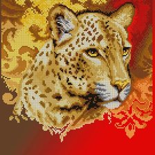 Схема вышивки «ЛЕОПАРД»
