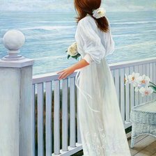 Схема вышивки «на море»