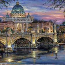 Схема вышивки «Собор Святого Петра»