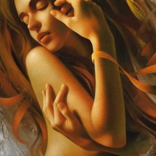 Схема вышивки «Поцелуй»