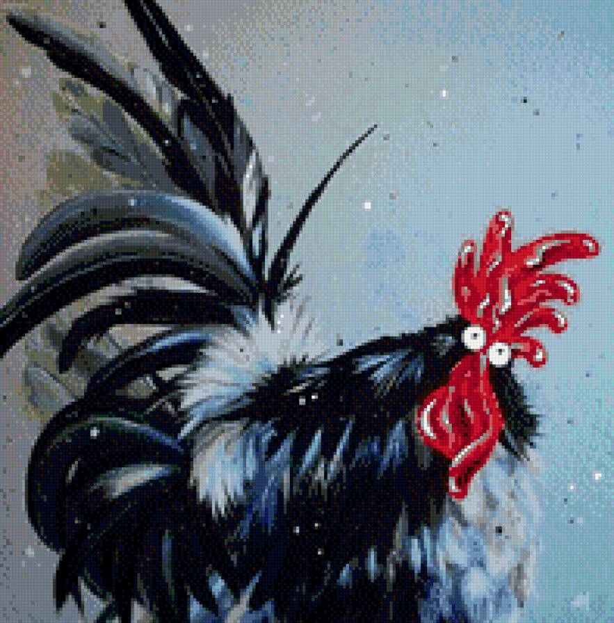 миниатюра 3 - птица, петух - предпросмотр