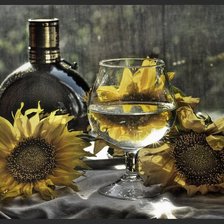 Схема вышивки «подсолнухи»