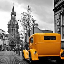 Схема вышивки «ретро авто»