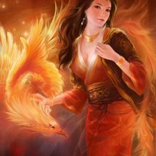 Схема вышивки «дух огня»