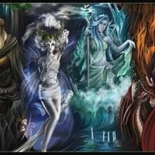 Схема вышивки «стихии»