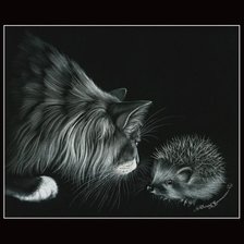 Схема вышивки «знакомство»