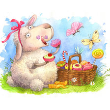 Схема вышивки «сладкоежка»