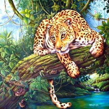 Схема вышивки «тигр3»