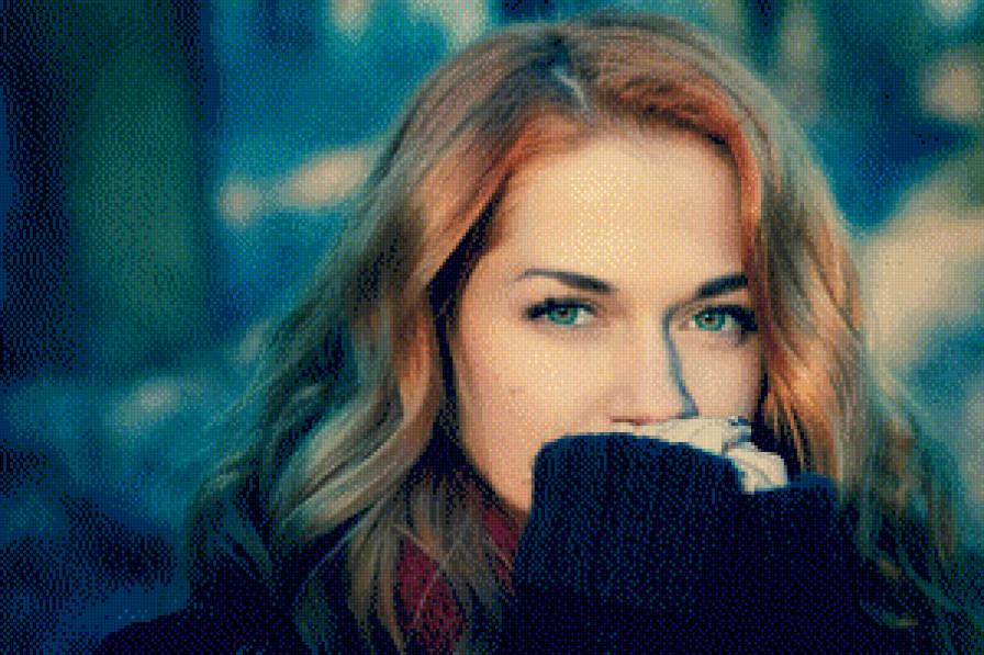 рыжая - портрет, девушка - предпросмотр