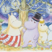 Схема вышивки «Праздник в Мумми доле»