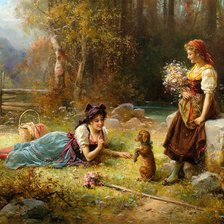 Схема вышивки «Пикник»