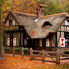 Схема вышивки «Домик»