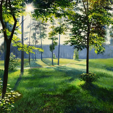 Схема вышивки «лесная поляна»