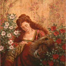 Схема вышивки «необычная пара»