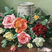 Схема вышивки «букет»