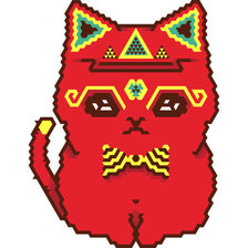 Схема вышивки «Кот Декстер»