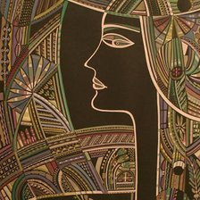 Схема вышивки «ананксенамун»