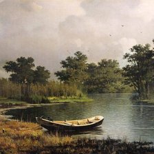 Схема вышивки «на берегу реки»