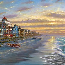 Схема вышивки «Побережье»