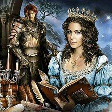 Схема вышивки «Рыцарь королевы»