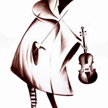 Схема вышивки «Скрипач»