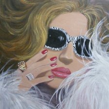 гламурная дама