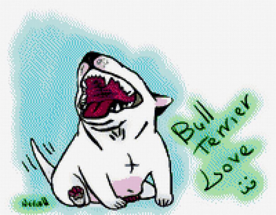 бультерьер - собаки - предпросмотр