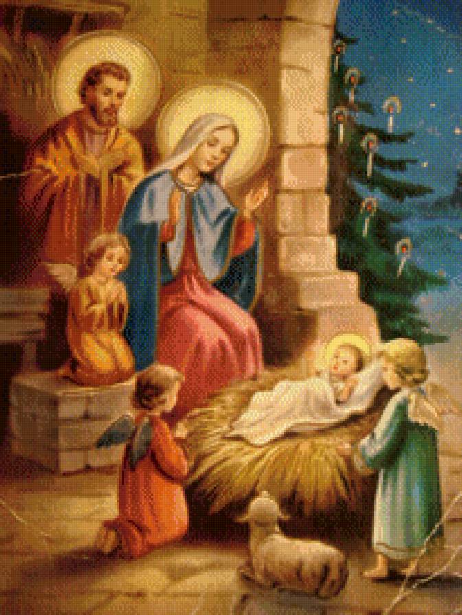 Мария  с младенцем - предпросмотр