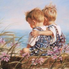 Схема вышивки «малыши»