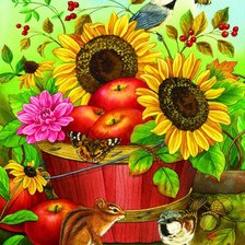 Схема вышивки «урожай»