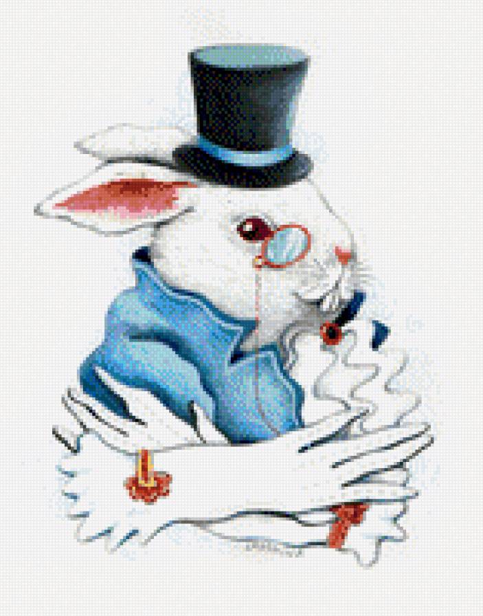 кролик из Алисы - сказка кролик часы алиса - предпросмотр