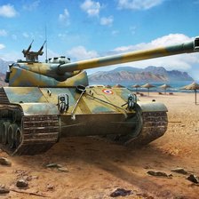 Схема вышивки «танк»