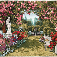 Схема вышивки «мой садик»