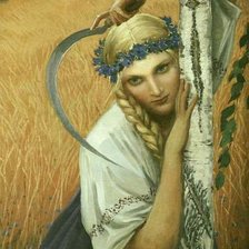 Схема вышивки «жница»