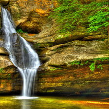 Схема вышивки «Водопад»