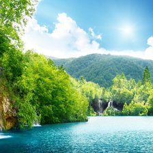 Схема вышивки «Водопад»