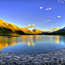 Схема вышивки «Озеро»