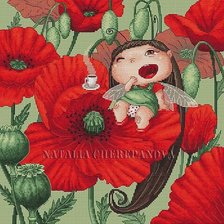 Схема вышивки «фея в маках»