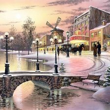 Схема вышивки «Сказочная зима»