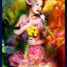 Схема вышивки «Kobieta»