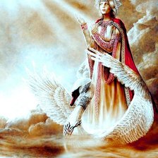 Схема вышивки «царевна-лебедь»