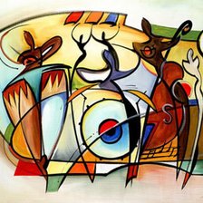 Схема вышивки «абстракция»