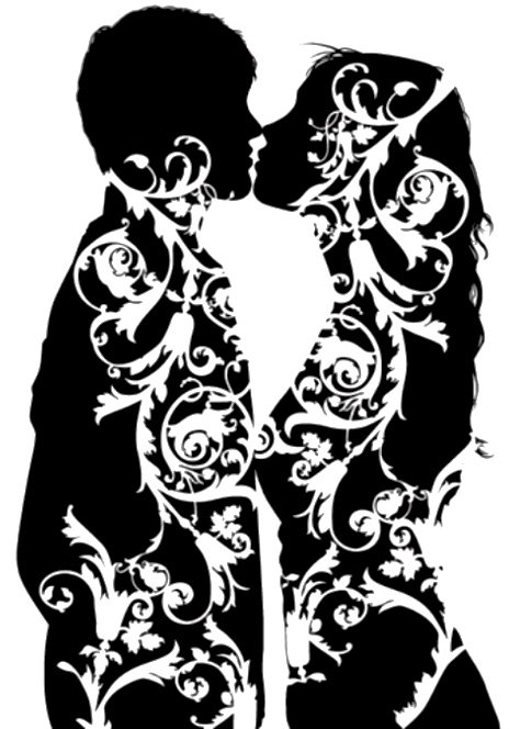 поцелуй - пара - оригинал